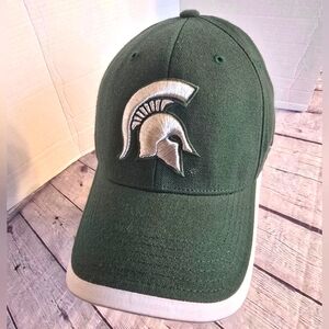 NIKE ELITE MICHIGAN STATE GREEN SILVER UNIVERSAL FIT HAT/CAP SIZE UNVERSAL FIT